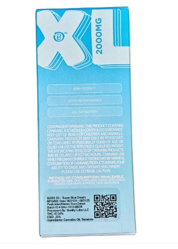 BARS XL SUPER BLUE DREAM